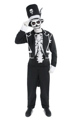 Orion Costumes Movies Mens Dapper Skeleton Costume