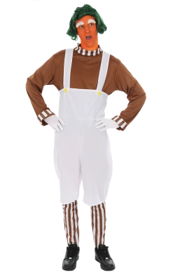 Orion Costumes Book Characters Adult Mens Oompa Loompa Costume