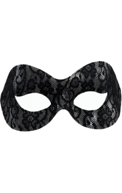 Bristol Novelty Black Lace Eye Facepiece