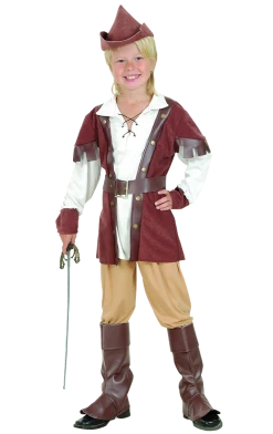 Bristol Novelty British / UK Boys Robin Hood Costume