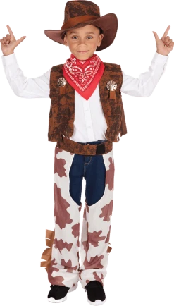 Bristol Novelty Kids Cowboy Costume With Hat