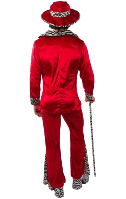 Orion Costumes Adult Red Pimp Costume