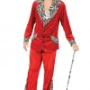 Orion Costumes Adult Red Pimp Costume