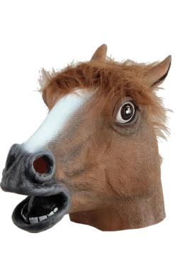 Bristol Novelty Animals Brown Horse Facepiece Accessory