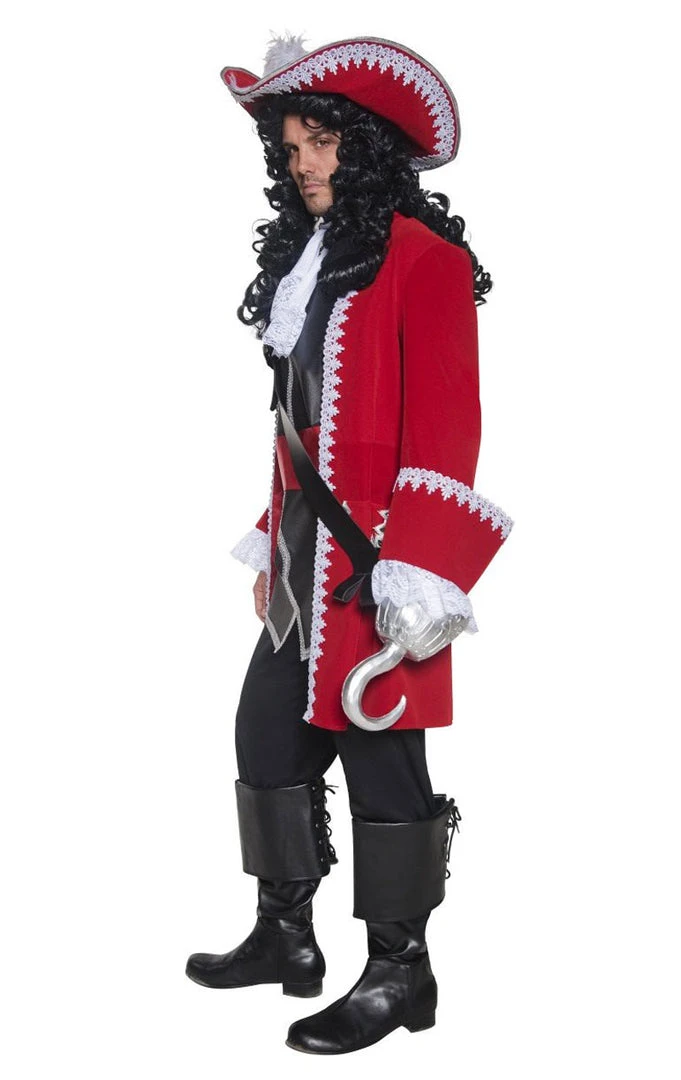 Smiffys Book Characters Adult Captain Hook Costume 4 Smiffys Book Characters Adult Captain Hook Costume