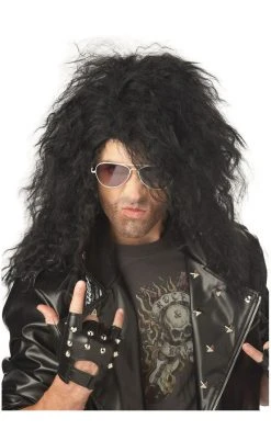 California Costumes Black Heavy Metal Rocker Wig Music & Pop/Rock Stars