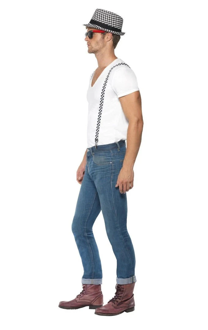 Smiffys 80s Monochrome Kit 1980's 5 Smiffys 80s Monochrome Kit 1980's