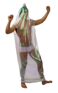Orion Costumes Novelty Adult Condom Stag Do Costume