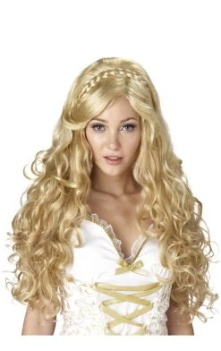 California Costumes Around The World Mythic Goddess Blonde Wig
