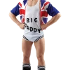 Orion Costumes Mens Big Daddy Wrestler Costume British / UK
