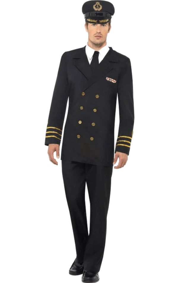 Smiffys Around The World Navy Gent Costume 3 Smiffys Around The World Navy Gent Costume