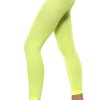 Smiffys 1980's Green Footless Tights