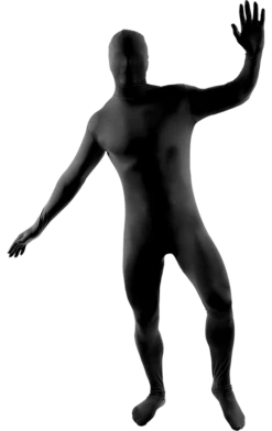 Orion Costumes Adult Second Skin Suit Black Costumes Under £20