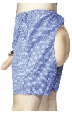 Smiffys Bum & Willy Stag Shorts