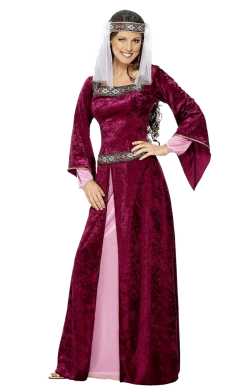 Smiffys Womens Red Maid Marion Costume Book Characters