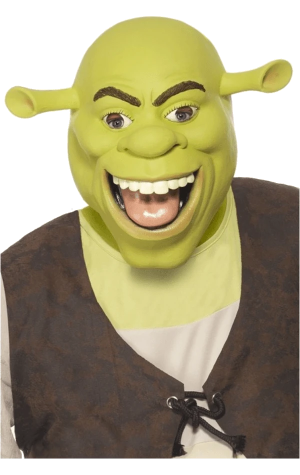 Smiffys Latex Shrek Facepiece 2 Smiffys Latex Shrek Facepiece