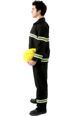 Orion Costumes Fireman & Firewoman Mens Hunky Fire Fighter Costume
