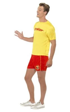 Smiffys Mens Baywatch Tee Costume TV