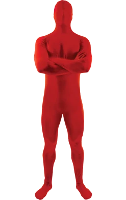 Orion Costumes Adult Red Second Skin Suit Morphsuits
