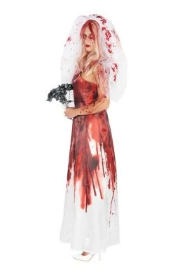 Orion Costumes Ladies Bloody Bride Costume