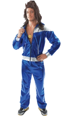 Orion Costumes TV Adult Men's 1980s Shell Suit Costume