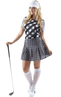 Orion Costumes Womens Pub Golf Costume - Black