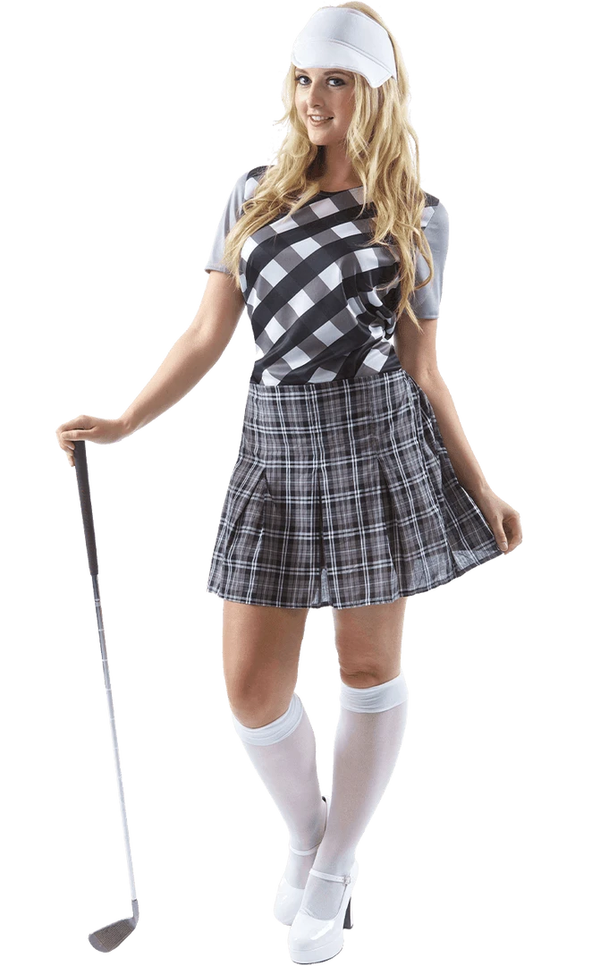 Orion Costumes Womens Pub Golf Costume - Black 3 Orion Costumes Womens Pub Golf Costume - Black