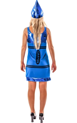 Orion Costumes Womens Blue Crayon Dress Costume