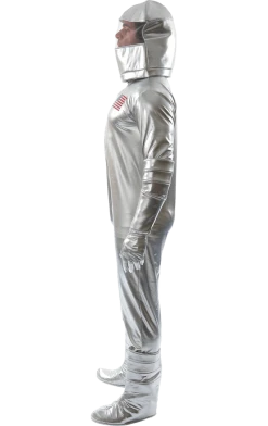 Orion Costumes Mens Traditional Silver Astronaut Costume American / USA