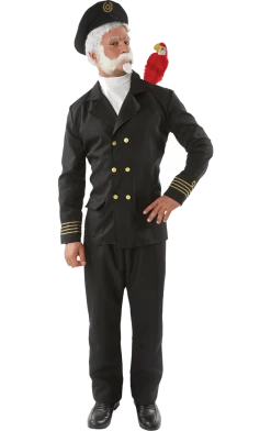 Orion Costumes Adult Captain Birdseye Costume British / UK
