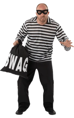 Orion Costumes Cops & Robbers Adult Burglar Costume