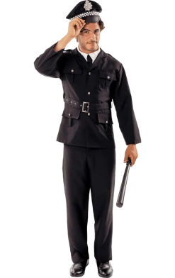 Orion Costumes British / UK Mens Policeman Costume