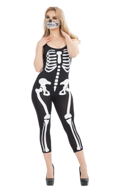 Orion Costumes Halloween Womens Skeleton Jumpsuit