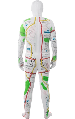 Orion Costumes Rude Map Body Suit Costume