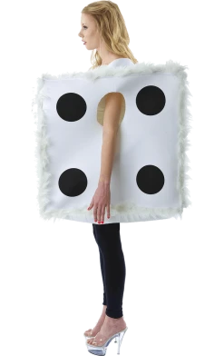 Orion Costumes Adult Fluffy Dice Costume Novelty