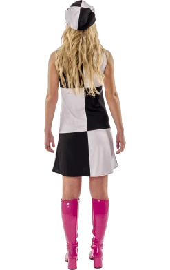 Orion Costumes 60s Monochrome GoGo Costume