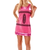 Orion Costumes Womens Pink Crayon Dress Costume Costumes Under £20