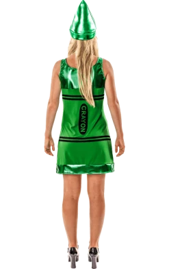 Orion Costumes Costumes Under £20 Womens Green Crayon Dress Costume 7 Orion Costumes Costumes Under £20 Womens Green Crayon Dress Costume