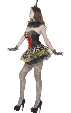 Smiffys Clowns Sexy Zombie Clown Costume