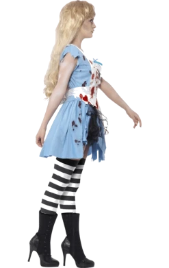 Smiffys Book Characters Adult Zombie Alice Costume