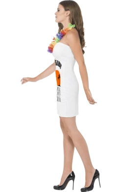 Smiffys Adult Peekabu Caribbean Fun Costume