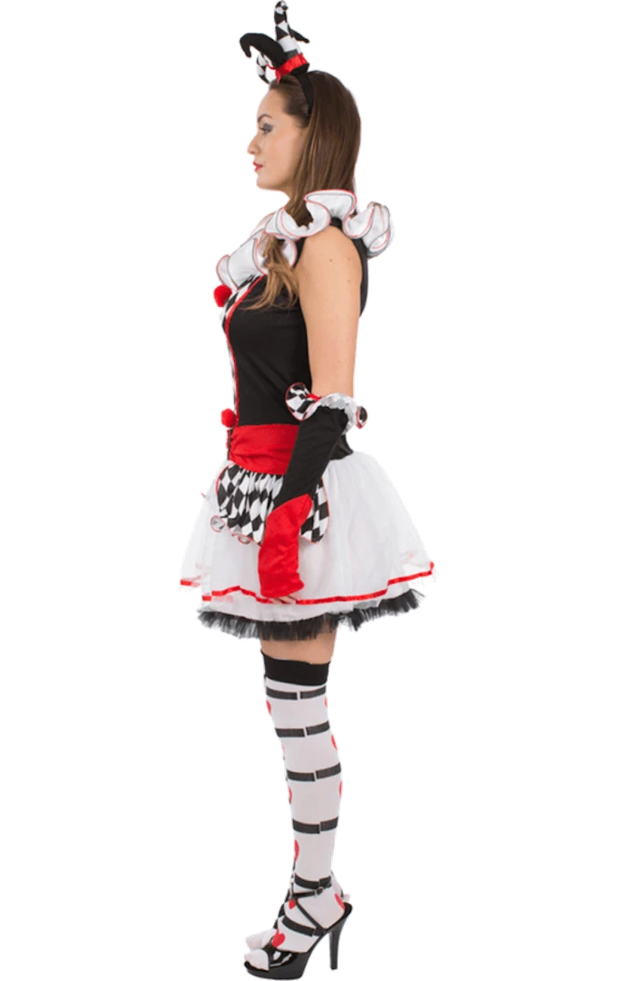 Orion Costumes Circus Ladies Harlequin Jester Costume 4 Orion Costumes Circus Ladies Harlequin Jester Costume