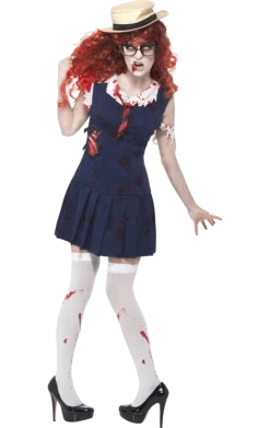 Smiffys Ladies Student Zombie Costume