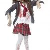 Smiffys Kids Zombie School Girl Costume