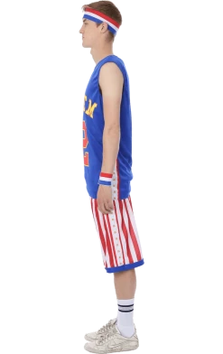 Orion Costumes Mens USA Harlem Globetrotters Costume American / USA