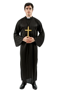 Orion Costumes Cosplay & Comic Con Adult Religious Vicar Costume