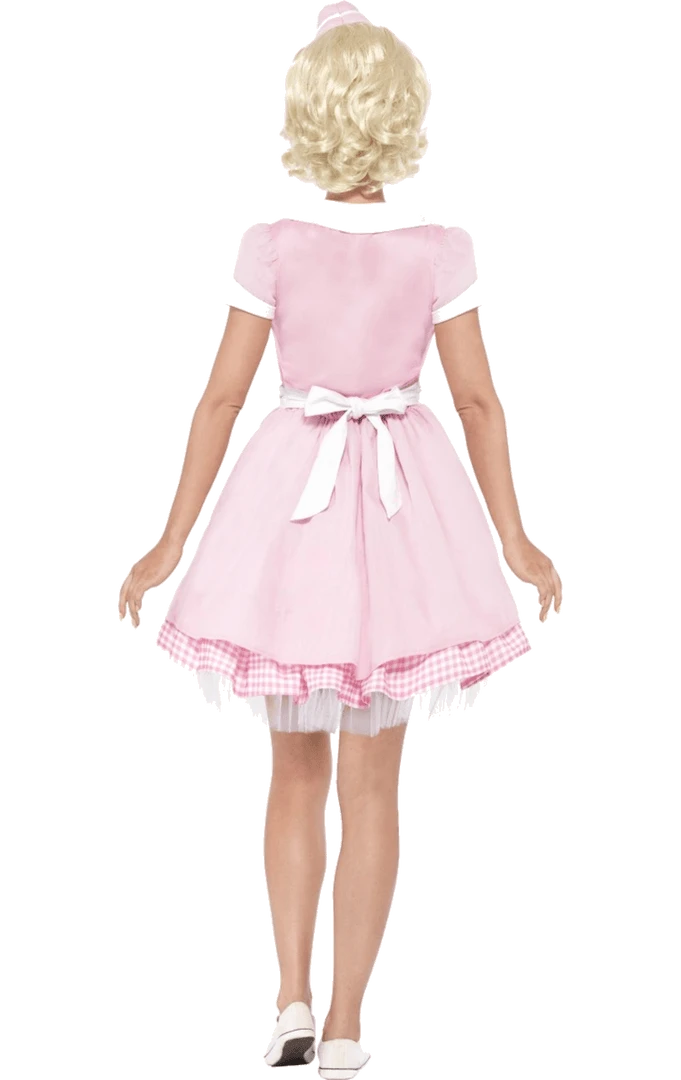 Smiffys 50s Diner Girl Costume 5 Smiffys 50s Diner Girl Costume