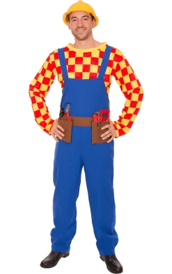 Orion Costumes British / UK Adult Bob The Builder Costume