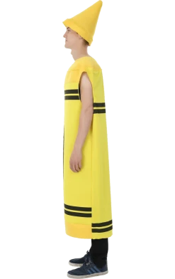 Orion Costumes Crayons Adult Yellow Crayon Costume