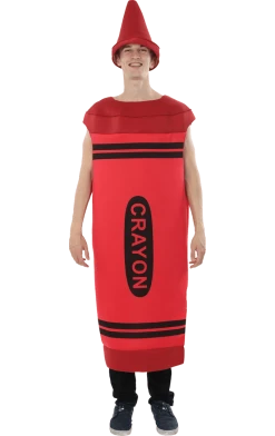Orion Costumes Crayons Adult Red Crayon Costume